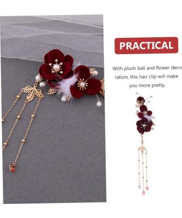 minkissy Accessories antique ball hair clip flower hair womens hair accessories headpiece for women hair clip for women chinese hair accessories ball hairpin girl Miss zinc alloy Zinc - Buy Online on GoSupps.com