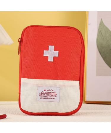 Ximimark 4 pcs Portable Pill Organizer - Stylish Compact Medicine Storage & First Aid Solution in Macaron Colors - Ideal for Travel - Buy Online on GoSupps.com