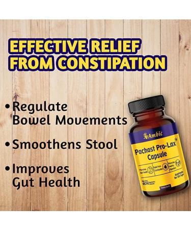 XONA PACHAST Pro-Lax Constipation Relief Medicine - 60 Capsules | Digestive Enzymes with Triphala Powder for Acidity, Bloating, and Gas Relief | Promotes Gut Health and Indigestion Relief - Buy Online on GoSupps.com