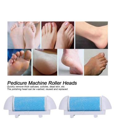 2 Pack Replacement Roller Heads for Electric Callus Remover - Professional Foot File Pedicure Tools for Feet, Callus Shaver and Pedicure Kit for Cracked Heels and Dead Skin - Buy Online on GoSupps.com