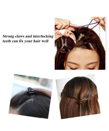 24 Mini Non-Slip Hair Clips for Girls & Women | Small Acrylic Jaw Clips Perfect for All Hair Types - Buy Online on GoSupps.com