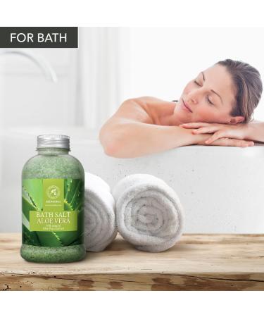 Aloe Vera Swimming Salt 600g | Natural Sea Salt & Pure Aloe Extract for Relaxation Beauty & Wellness - Spa Grade Bathing Salts - Buy Online on GoSupps.com