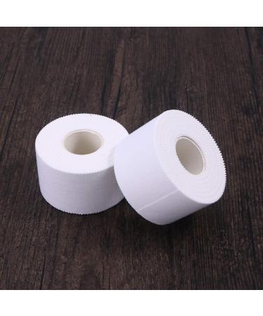 LIOOBO First Aid Sticker 2 Rolls Athletic Tape Breathable & Water-Resistant Muscle Support Cotton Injury Tape for Climbers White Gaffers Tape - Buy Online on GoSupps.com