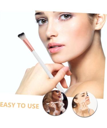 Mikinona Fish Tail Brush Blush Brush Highlighter Cosmetics Brush Powder Brush Concealer Brush Makeup Supplies Nose Contour Brush Women Makeup Tool Women Makeup Brush Nose Makeup Tool White 18.50X1.00X1.00CM White - Buy Online on GoSupps.com