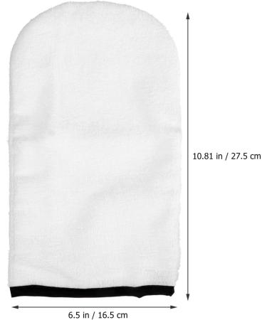 FRCOLOR 1 Pair Paraffin Wax Gloves Nail Art Mitts Moisturizing Manicure Heated Hand Gloves Nail Tools for SPA Treatment Hand Heat Therapy Black - Buy Online on GoSupps.com