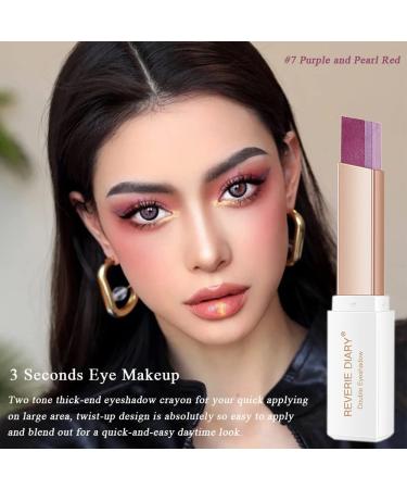 Reverie Diary 5PCS Eye Shadow Stick Makeup Set Shimmer Eyeshadow Pencil Crayon for Long Lasting Eye Makeup - Dual Color Eyeliner Pen Set - Buy Online on GoSupps.com