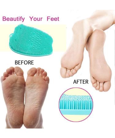 Joebo Foot Scrubber for Shower Non-Slip Suction Cups & Soft Bristles for Improved Blood Circulation - 1 Pack - Buy Online on GoSupps.com