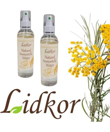  Lidkor Natural Immortelle Water - Floral Water Moisturises and Soothes Anti-Aging Skin Relieves After Sunburn Suitable for Sensitive Skin 200 ml - Buy Online on GoSupps.com