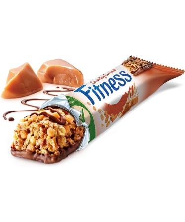 Nestl Fitness Crunchy Caramel Cereal Bars with Chocolate and Crunchy Caramel (4 x 23.5 g) 94 g Pack of 6 - Buy Online on GoSupps.com