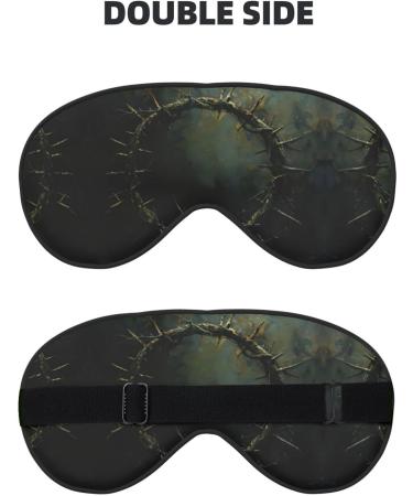 Buy SSIMOO Crown of Thorns Sleep Mask | Adjustable Breathable & Fashionable Eye Mask for Comfortable Sleep - Black | International Shipping Available - Buy Online on GoSupps.com