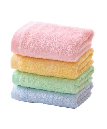 Hand Towels YiYaYo Bamboo Washcloth Hand Towel Set 8-Pack 10'' x 20'' Multi-Purpose Fingertip Towels Super Softness Face Cloths Towels for Baby Kids Bathroom Hote Spa Kitchen and More