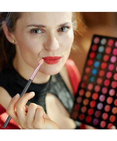 Sibba 12-Piece Party Eyeshadow Brush Set | Double-Sided Sponge Applicators & Beauty Blender for Glitter & Cream | Oval Rose Gold Handles - Buy Online on GoSupps.com