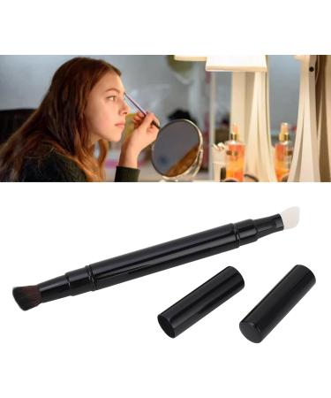 Eyeshadow Brush Double Ended Makeup Foundation Brush Retractable Loose Powder Makeup Brush Portable Soft Bristle Fine Cut Cosmetic Brush for Eyebrow and Concealer - Buy Online on GoSupps.com