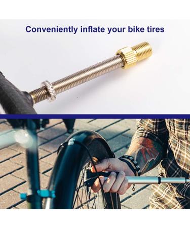 Presta to Schrader Valve Adaptor Set - 15PCS Bicycle Tire Converter Tools for Mountain and Road Bikes - Buy Online on GoSupps.com