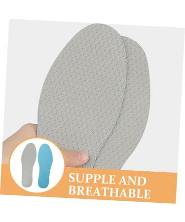 Orthotic Insole Inserts for Women - Arch Support Shoe Pads & Cushions | Sweat-Absorbing Liners - 1 Pair Grey - Buy Online on GoSupps.com