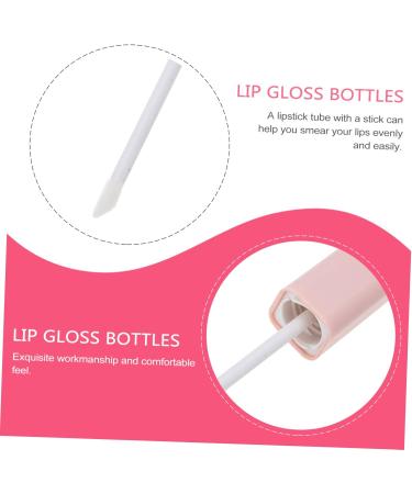 Healeved 6pcs Lip Gloss Empty Tube Clear Mascara DIY Lip Gloss Eyelash Cream Mascara Tube Lip Bottle Abs Pink 1 g (Pack of 1) Pink - Buy Online on GoSupps.com