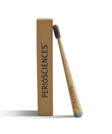 PerioSciences Biodegradable Bamboo Toothbrush Soft Charcoal Bristles