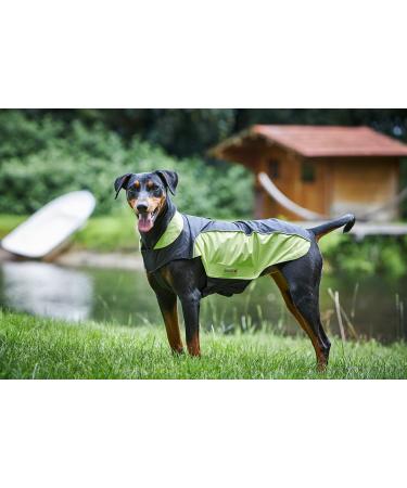 Wolters Easy Rain Jacket - Black/Lime | 65 cm Back Length | International Shipping Available - Buy Online on GoSupps.com