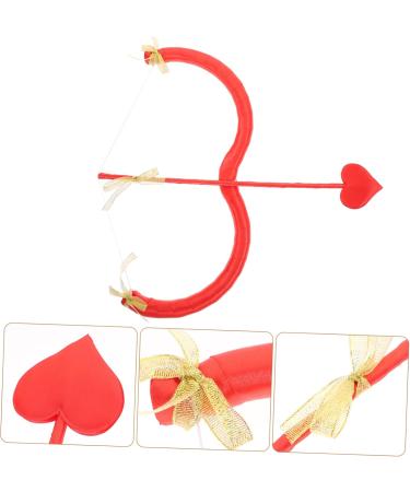 GALPADA 1 Ensemble Arc Et Fl che De Cupidon Arc Et Fl che De Cupidon Accessoires De Cosplay Pour Enfants Et Accessoires Pour La Saint-Valentin Et Les Mariages Et Tenue De B b Cupidon Rouge 42X15X2CM - Buy Online on GoSupps.com