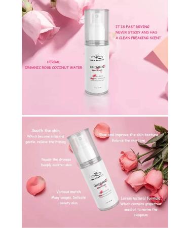 M&A Beauty Organic Rose Water Toner 100ml - Soothing Face Mist for Hydration & Redness Reduction | International Shipping Available - Buy Online on GoSupps.com