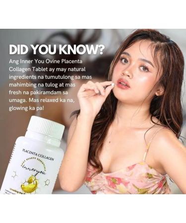 BMRS Beauty Essentials Inner You Placenta Collagen Food Supplement - 250mg 120 Tablets - Buy Online on GoSupps.com