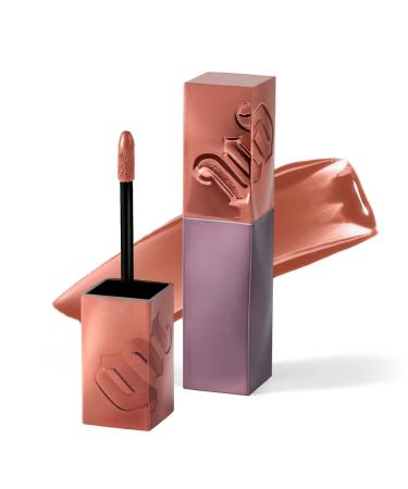 URBAN DECAY Vice Lip Bond - Glossy Full Coverage Liquid Lipstick - Long-Lasting One Swipe Color - Smudge-Proof - Transfer-Proof - Water-Resistant - High Shine Finish   0.14 Fl. Oz Pleased (burnt neutral coral)