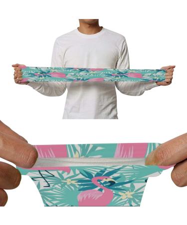 Buy Sports Calf Compression Sleeves - Flamingo & Tropical Flowers Leg Socks for Men & Women | Ultimate Leg Support & Comfort - Buy Online on GoSupps.com