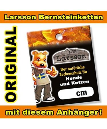 Larsson | Swedish Amber Necklace for Dogs & Cats - 25 cm Natural Tick Protection | Shop Now - Buy Online on GoSupps.com