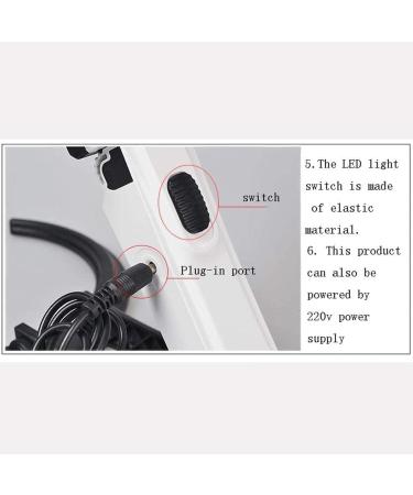 ES Vision aids Multi-Function Hand-held Collapsible Desktop with LED Light 10 Times 5 Times HD Old Man Reading Welding Repair Desk lamp Stationery Office Full of Stars - Buy Online on GoSupps.com