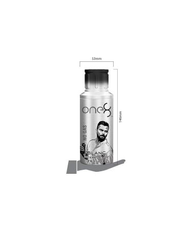 One8 By Virat Kohli No Gas Blanc Deodorant for Men - 120 ml | Best International Shipping - Buy Online on GoSupps.com