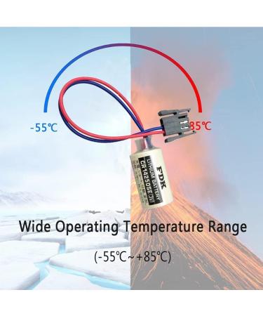 4PCS Replacement FDK CR14250SE 3V 1/2AA PLC Battery with 3 Prong Plug for 1747-BA Backup Power Supply - International Shipping Available - Buy Online on GoSupps.com