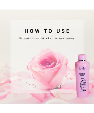 Rose Yeast Facial Cleanser | Tightens & Moisturizes | Gentle Makeup Remover with Rose Water - Buy Online on GoSupps.com