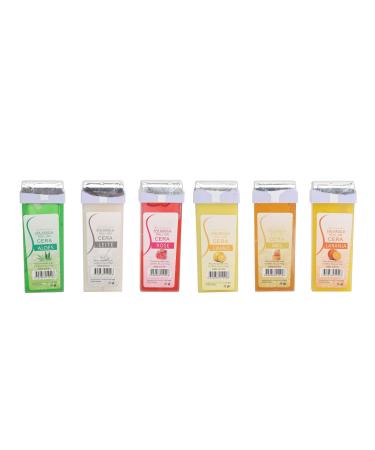Roll-on-earening wax strong viscosity physical hair removal easy to use widespread for body beauty package contains 6 pieces of roll-on-wax 100