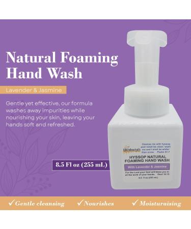 Cleanse Me Natural Foaming Hand Wash - Eco-Friendly Vegan Soap with Lavender & Jasmine | Gentle Hand Cleanser for All Skin Types - Buy Online on GoSupps.com
