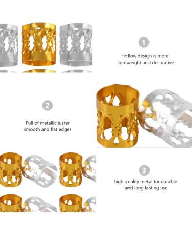 Beaupretty 200Pcs Hair Coil Dreadlocks Rings - Aluminum Hair Clamps & Braiding Beads | International Shipping - Buy Online on GoSupps.com