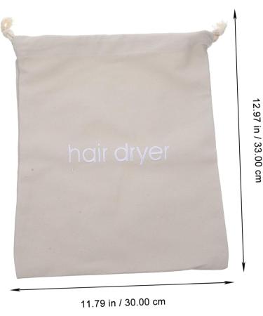 Beatifufu 4pcs Hair Dryer Storage Bag Hair Accessories Hairdryer Travel Blow-dryer Bag Fryer Fabric Light Grey - Buy Online on GoSupps.com