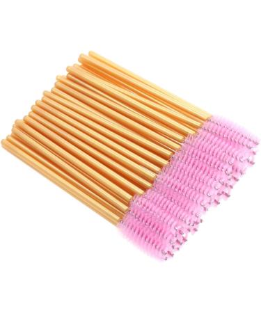 FOMIYES Lash Comb 100 Pcs makeup mascara nylon eyelash brush color mascara disposable makeup colored mascara 50 Pcsx2pcs Pinkx2pcs - Buy Online on GoSupps.com