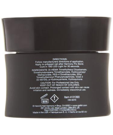 Gelish Harmony Hard LED Clear Builder Gel 0.5oz - Professional Strength Formula - Buy Online on GoSupps.com