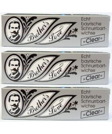 Brother's Love Brothers Lot de 3 lutins barbe transparents 10 ml