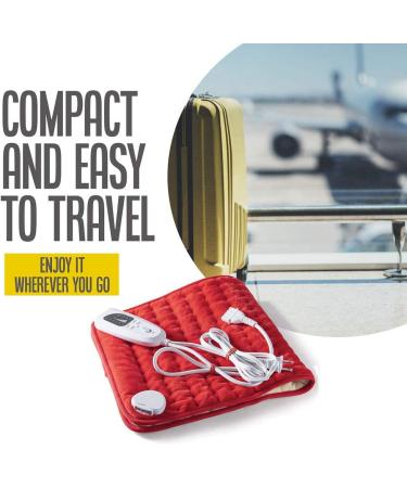 Electric Heating Pad for Back Pain and Cramps Relief - 2 Hour Auto Off - 24 x 12 - Moist Heat, Adjustable Settings - Fast Heating - Buy Online on GoSupps.com