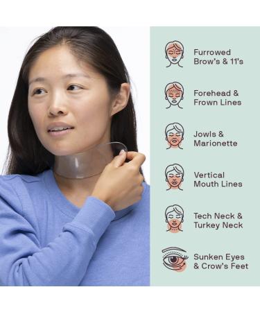 Buy Dermaclara Silicone Fusion Anti-Wrinkle Patches - Reusable Treatment for Fine Lines Under Eye Forehead & Neck Wrinkles - Pregnancy Safe Skincare Solutions - Buy Online on GoSupps.com