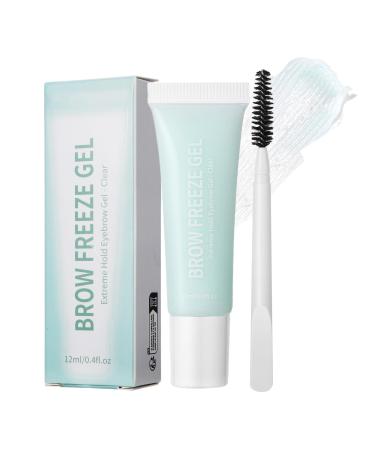 Hint gel Lightweight Eyebrow Gel12Ml Long Lasting Waterproof Quick Dry Gel with Brush for Travel Women Daily Use Party Wedding
