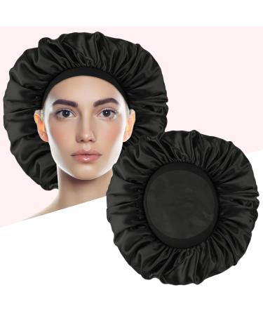Satin Bonnet Sleep Cap for Women - Extra Large Reversible & Adjustable - Ideal for Sleeping, Curly & Natural Hair Care - One Size Fits Most - Buy Online on GoSupps.com