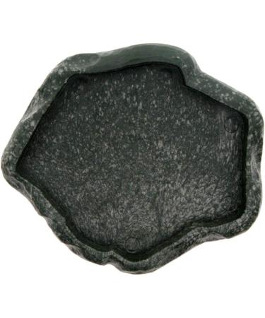 Uotyle Reptile Feeding Bowl Crawler Pet Feeding Round bowl Food Water Non-toxic Resin Dish Suitable for Reptile Turtle Tortoise Scorpion Lizard Crabs Pets Supplies Cyan Small - Buy Online on GoSupps.com