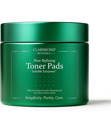 50 Count Pore Refining Toner Pads Glowing Facial Toning w/Niacinamide, Fermented Botanicals & Soluble Enzymes Hydrating Facial Pads for Daily Use, Smooth Skin Texture, All Skin Types, 4 fl oz - Buy Online on GoSupps.com