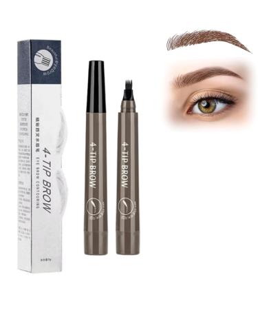 Lacisonpen Microblading Eyebrow Lacison Eyebrow Matezis Eyebrow Fine-Stroke Long Lasting Waterproof And Smudge-Proof Natural Eyebrow Makeup (1 Gray brown)