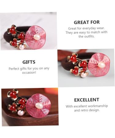 Beavorty hair tie hair toppers for women tiaras for women Agate Hair Rope women ponytail holders hair ponytail hair decorations retro decor Women Hair Ropes girl classical ribbon copper - Buy Online on GoSupps.com