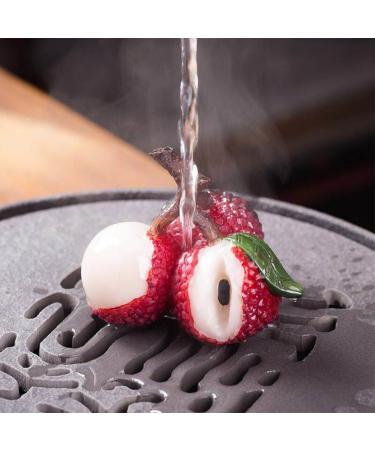 Alipis 1pc Decor Fake Pear Model Color Changing Tea Ornament Tea Pet Accessories Ornaments Boutique Rosy 8.5X7cm - Buy Online on GoSupps.com
