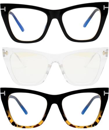 Yogo Vision Blue Light Blocking Glasses - 3 Pack | Computer Glasses & Anti-Glare for Eye Strain Relief | Blue Light Protection for Screens - Buy Online on GoSupps.com