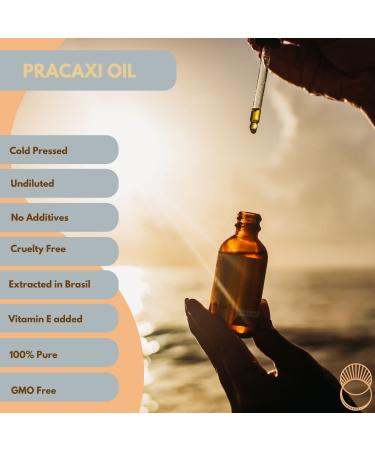 THEGLOHAUS Pracaxi Oil for Hair & Skin 2 Oz - Premium 100% Pure Carrier Oil for Smooth Hair and Skin - Ideal for Conditioning, De-Frizz, Stretch Marks, Scars, and Acne - Cruelty Free - Buy Online on GoSupps.com